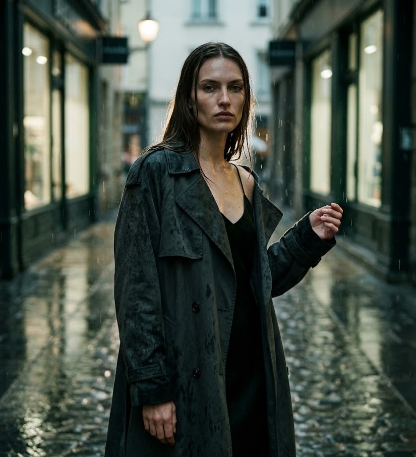Rain Mood Cinematic Fashion