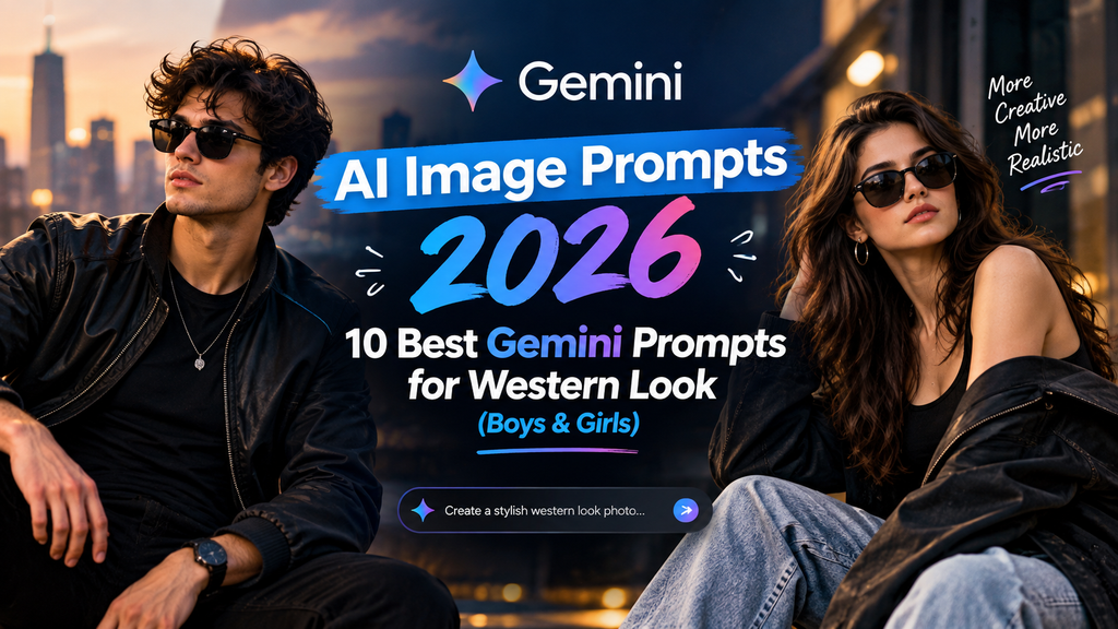 AI Image Prompts 2026: 10 Best Gemini Prompts for Western Look (Boys & Girls)