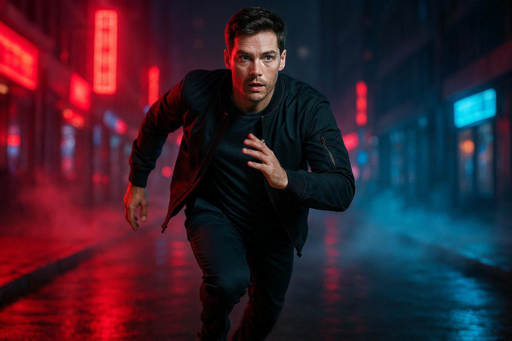 Running in Neon City