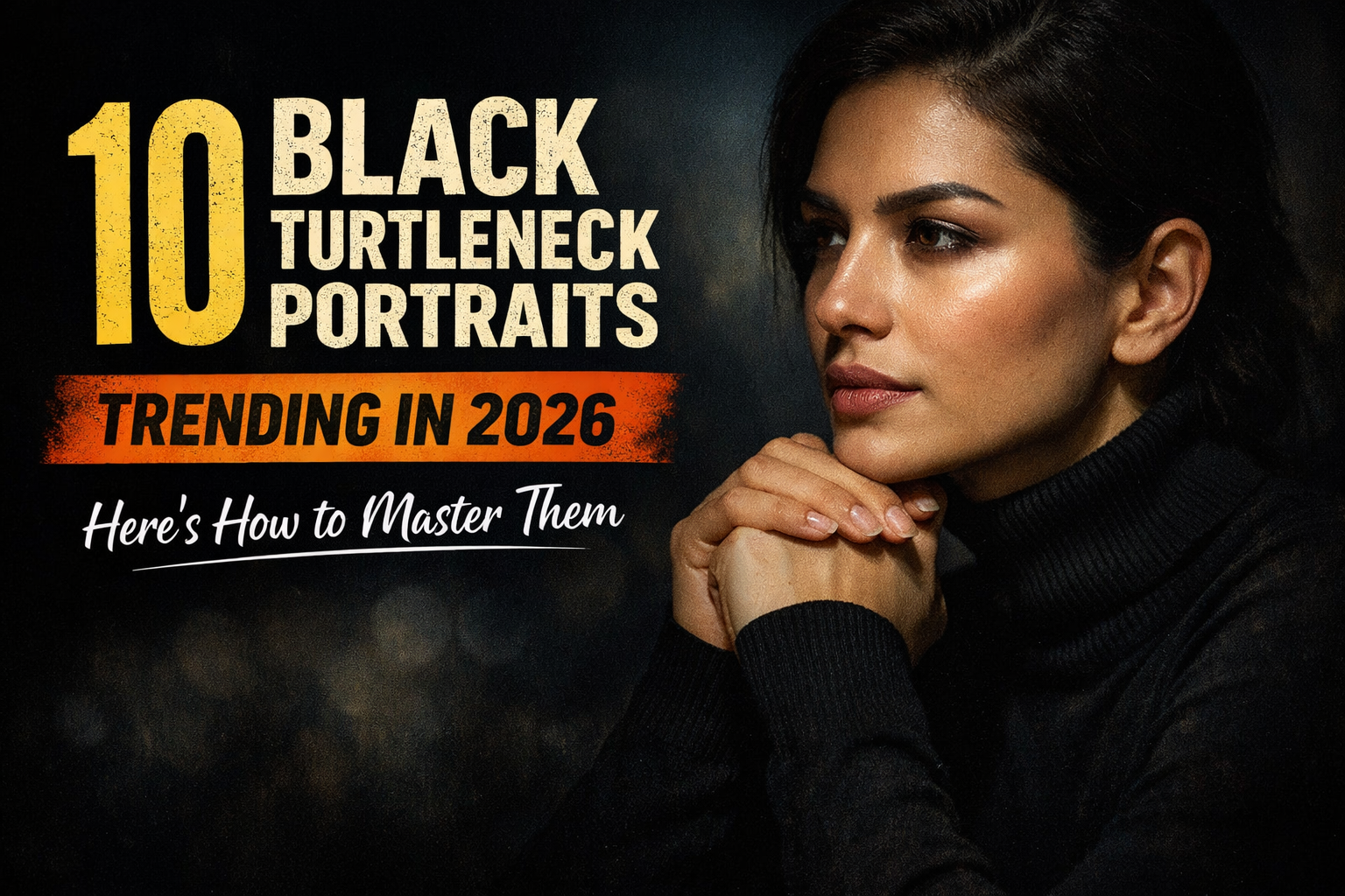 Black Turtleneck Portraits
