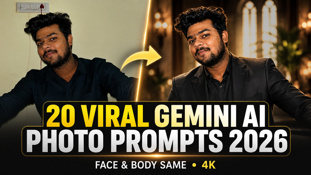20 Viral Gemini AI Photo Editing Prompts for 2026: Trending Instagram & Pinterest Ideas