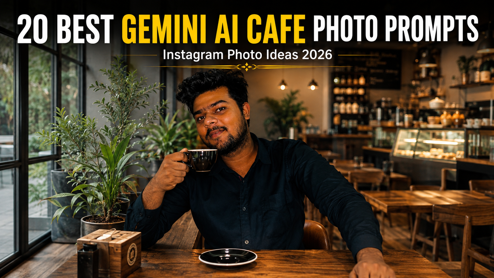 20 Best Gemini AI Cafe Photo Prompts for Instagram in 2026