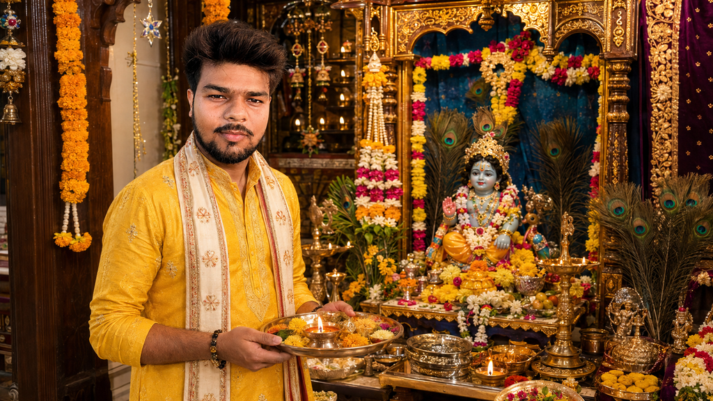 Krishna Janmashtami AI Photo Editing Prompts