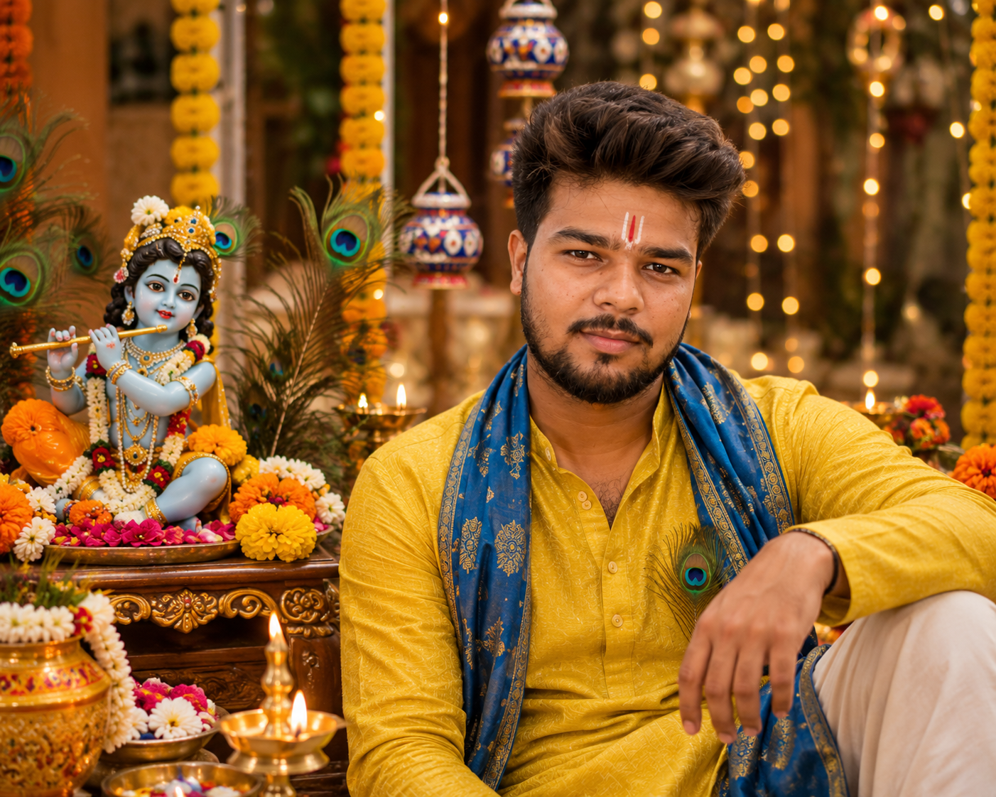 Krishna Janmashtami AI Photo Editing Prompts