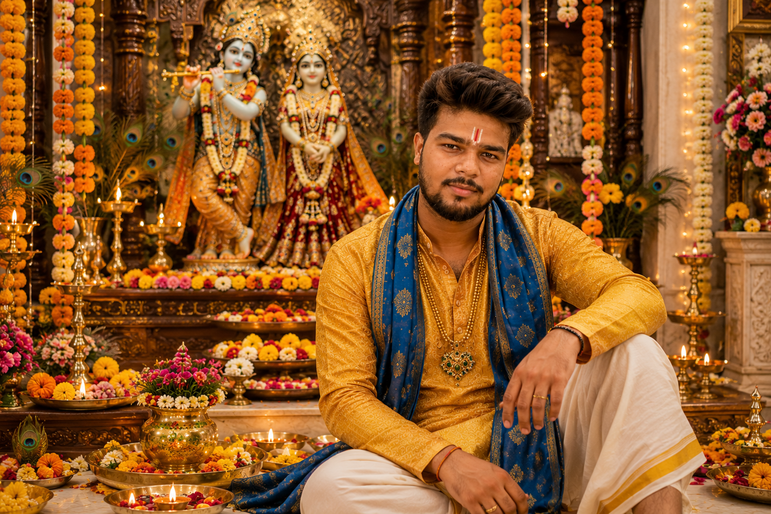 Krishna Janmashtami AI Photo Editing Prompts