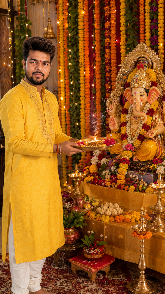 Ganesh Chaturthi AI Photo Editing Prompts