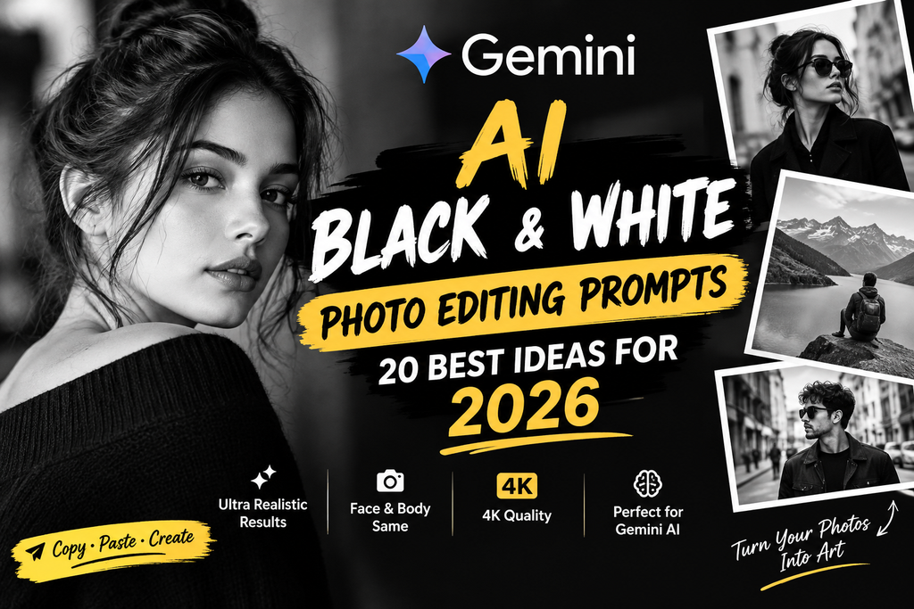 Gemini AI Black and White Photo Editing Prompts: 20 Best Ideas for 2026