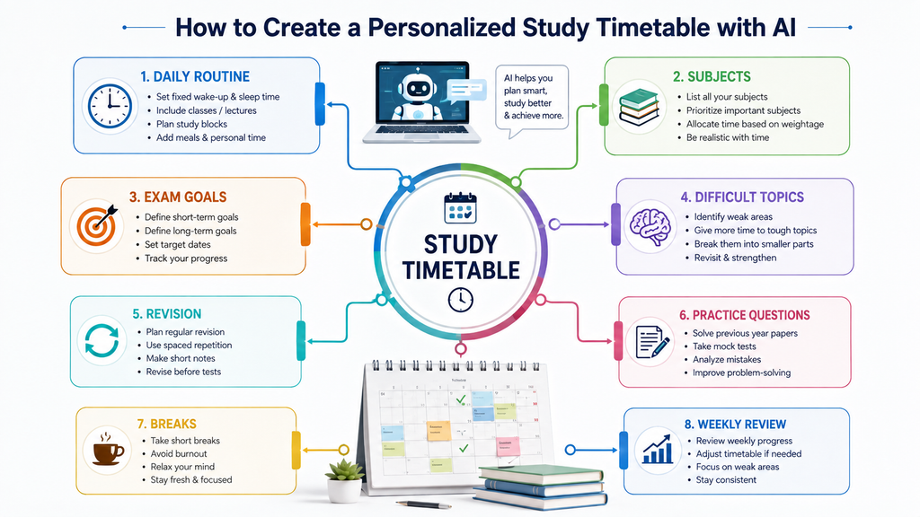 Best ChatGPT Prompt for Creating a Study Timetable